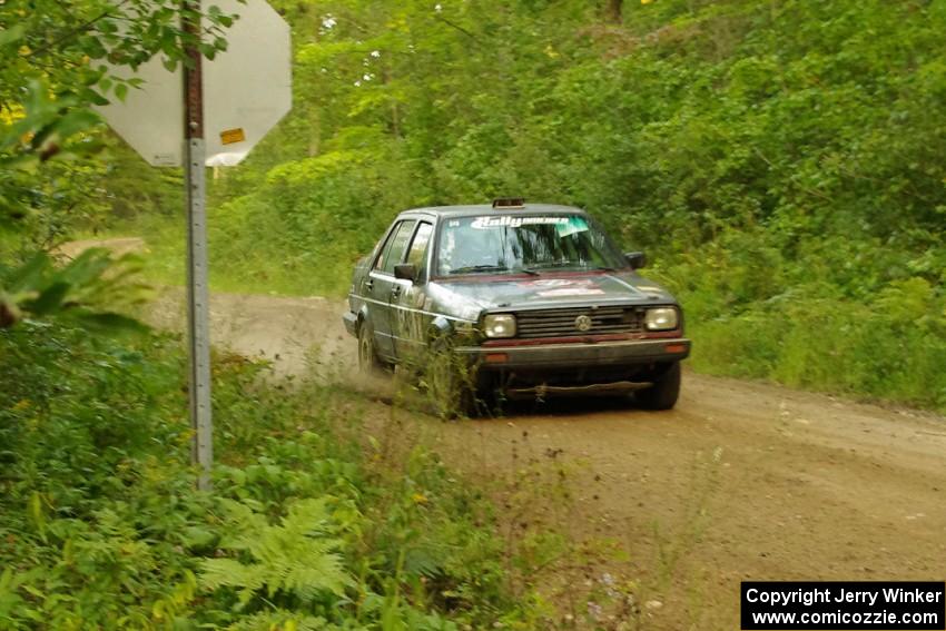 Matt Bushore / Andy Bushore in their VW Jetta on SS9