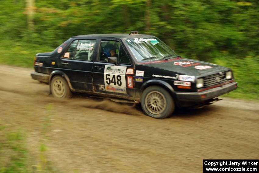 Matt Bushore / Andy Bushore in their VW Jetta on SS9