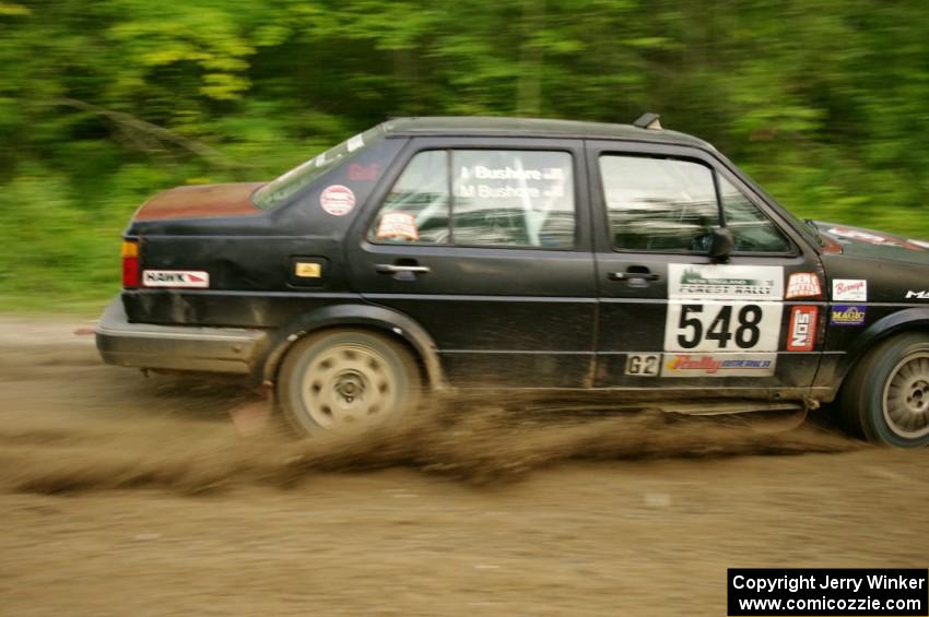 Matt Bushore / Andy Bushore in their VW Jetta on SS9