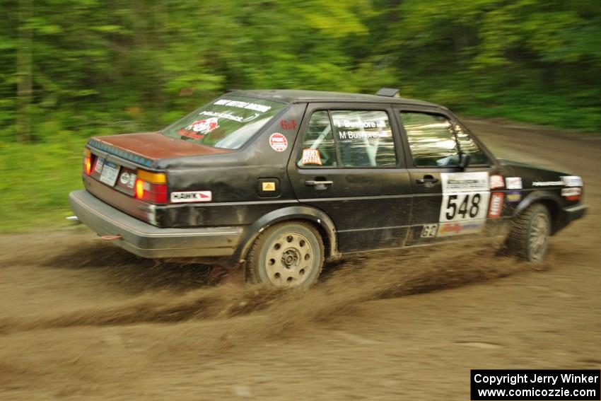 Matt Bushore / Andy Bushore in their VW Jetta on SS9