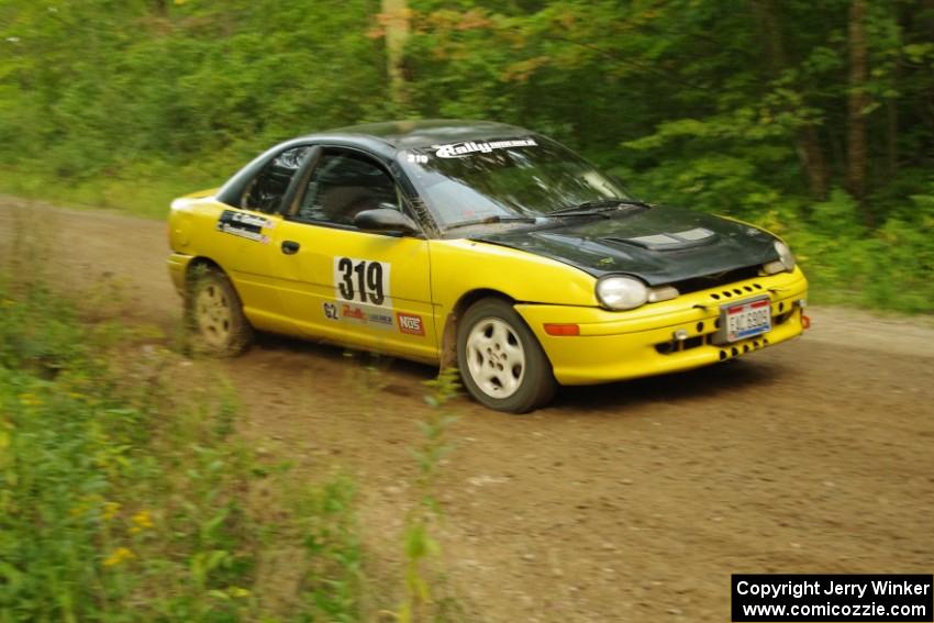 Chris Greenhouse / Chris Gordon in their Plymouth Neon on SS9