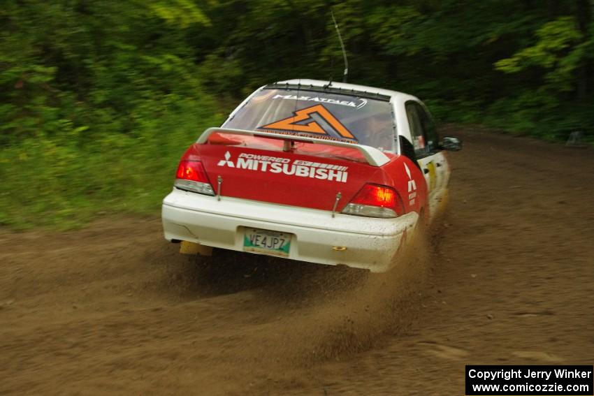 Jan Zedril / Jody Zedril in their Mitsubishi Lancer ES on SS9