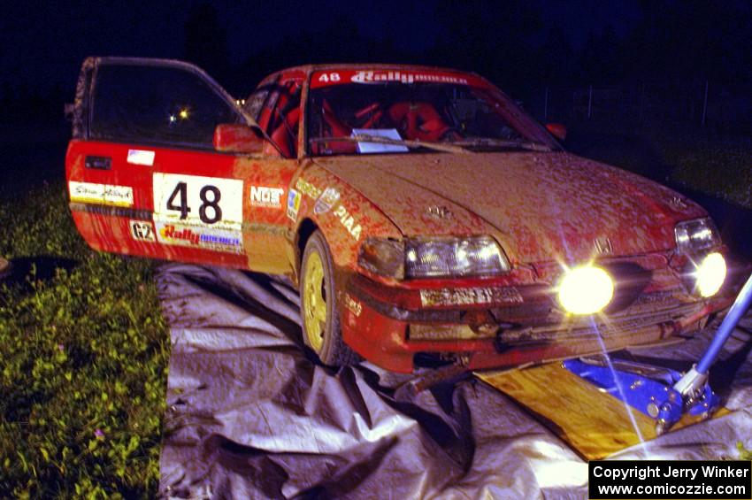 Mike Bond / Mike Ingoldby Honda Civic Si at service