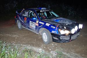 Carl Siegler / Dave Goodman in their Subaru WRX STi on SS10.