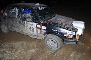 Matt Bushore / Andy Bushore in their VW Jetta on SS10