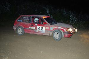 Mike Bond / Mike Ingoldby in their Honda Civic Si on SS10