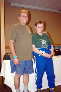 Henry Krolikowski and Cindy Krolikowski at the awards banquet