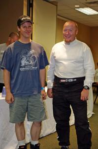 Jim Cox (L) and Dan Drury (R) at the awards banquet