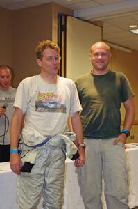 Chris Greenhouse (L) and Chris Gordon (R) at the awards banquet