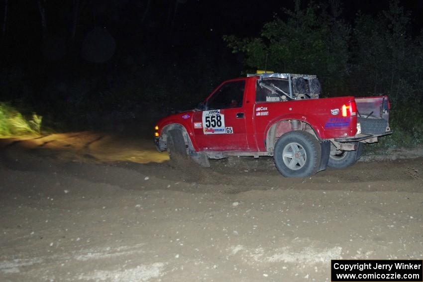 Jim Cox / Dan Drury in their Chevy S-10 on SS10