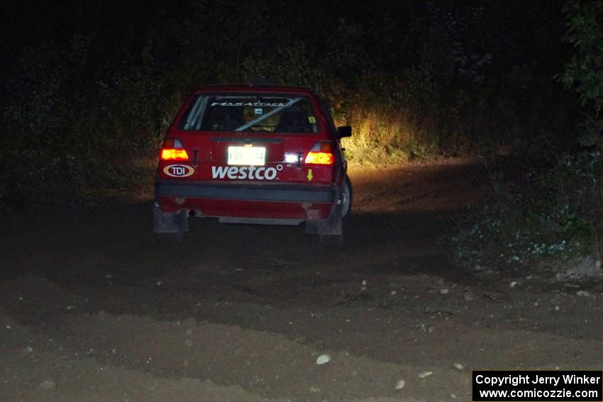 Daryn Chernick / Matt Conte in their VW GTI on SS10