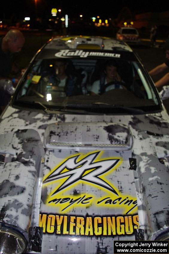 The Mason Moyle / Gary Barton Subaru Impreza 2.5RS at the final MTC.