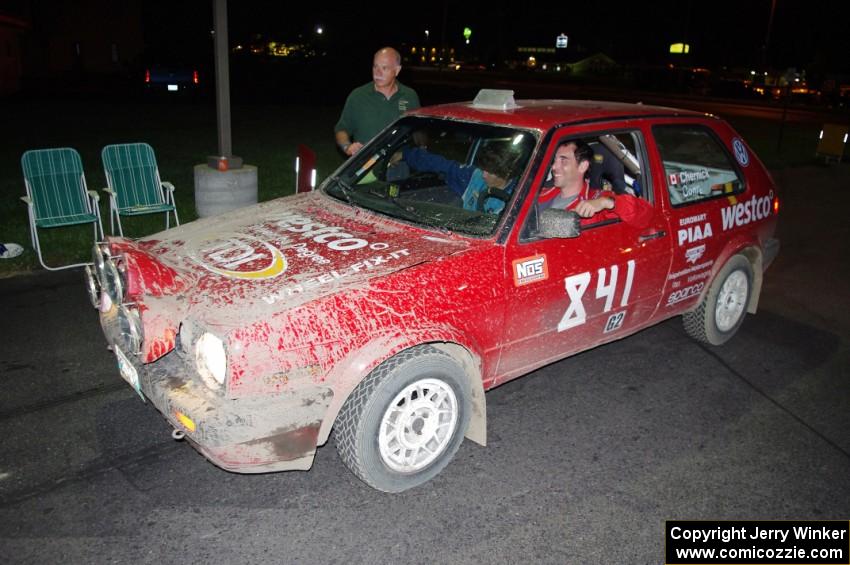 The Daryn Chernick / Matt Conte VW GTI at the final MTC.