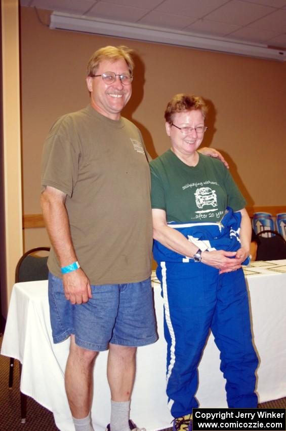 Henry Krolikowski and Cindy Krolikowski at the awards banquet