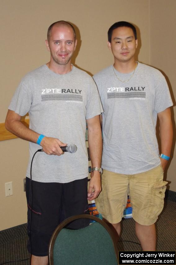 Dave Goodman (L) and Carl Siegler (R) at the awards banquet