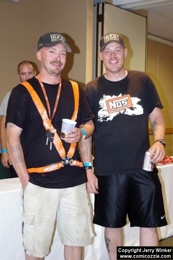 Anthony Israelson (L) and Jason Standage (R) at the awards banquet