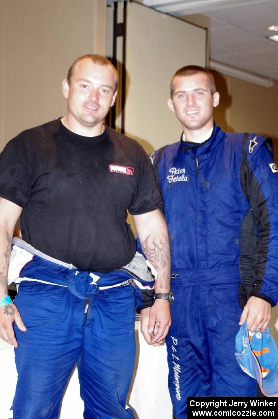 Ray Vambuts (L) and Piotr Fetela (R) at the awards banquet