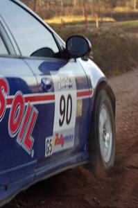 The Lauchlin O'Sullivan / Scott Putnam Dodge SRT-4 leaves the start the practice stage