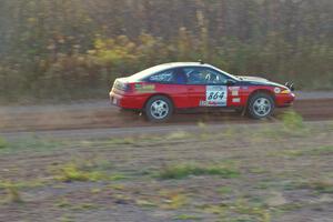 Erik Hill / Oliver Cooper Eagle Talon on the practice stage