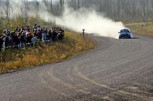 Lauchlin O'Sullivan / Scott Putnam in their Dodge SRT-4 on SS1 (Green Acres I)