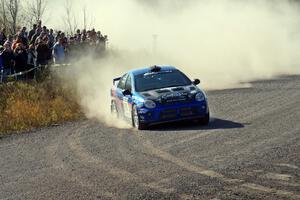 Lauchlin O'Sullivan / Scott Putnam in their Dodge SRT-4 on SS1 (Green Acres I)