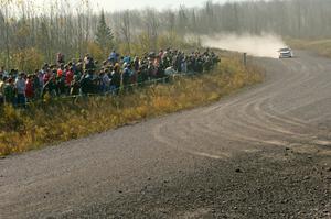 Jan Zedril / Jody Zedril in their Mitsubishi Lancer ES on SS1 (Green Acres I)