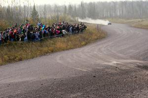 Carl Siegler / Dave Goodman in their Subaru WRX STi on SS1 (Green Acres I)