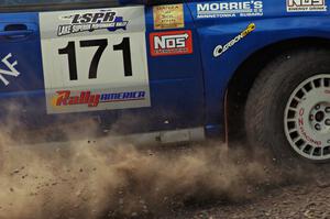 Carl Siegler / Dave Goodman in their Subaru WRX STi on SS1 (Green Acres I)