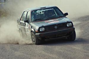 Matt Bushore / Andy Bushore in their VW Jetta on SS1 (Green Acres I)