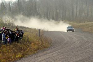 Silas Himes / Matt Himes in their Honda Civic on SS1 (Green Acres I)