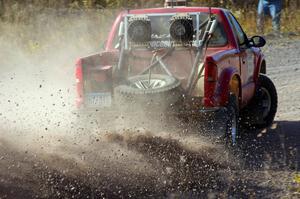 Jim Cox / Dan Drury in their Chevy S-10 on SS1 (Green Acres I)