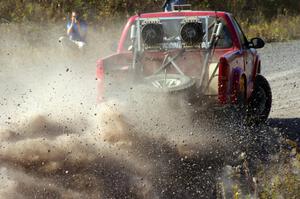 Jim Cox / Dan Drury in their Chevy S-10 on SS1 (Green Acres I)