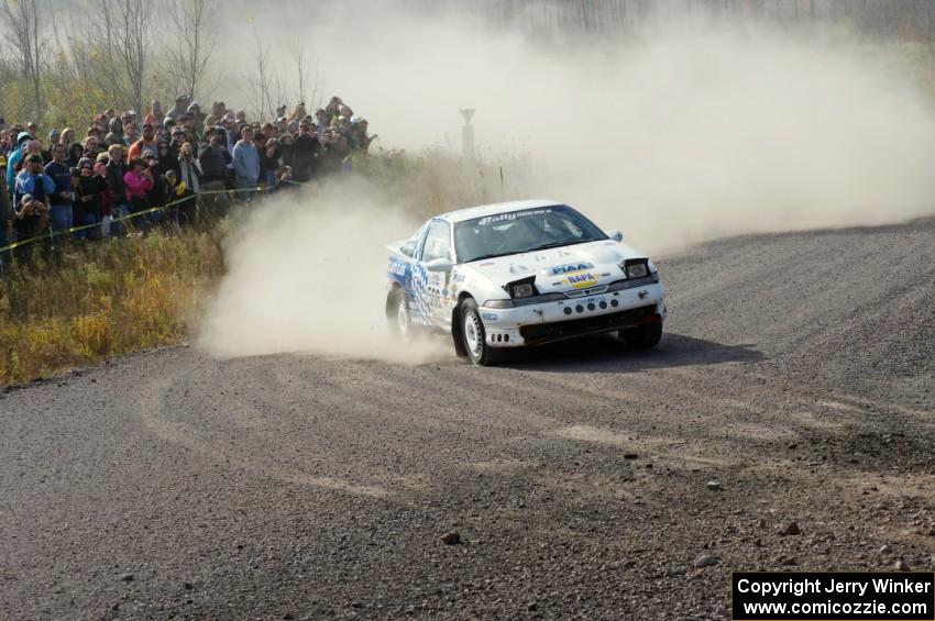 Matt Huuki / Tom Immonen in their Eagle Talon on SS1 (Green Acres I)