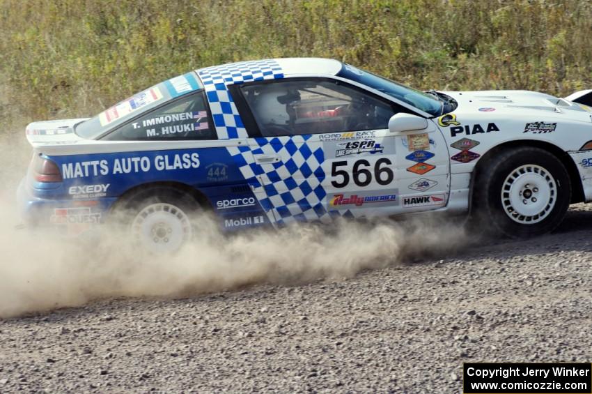 Matt Huuki / Tom Immonen in their Eagle Talon on SS1 (Green Acres I)