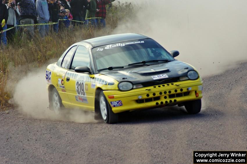 Chris Greenhouse / Brian Johnson in their Plymouth Neon on SS1 (Green Acres I)