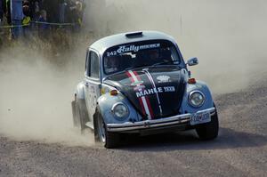 Mark Huebbe / John Huebbe in their VW Beetle on SS1 (Green Acres I)