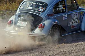 Mark Huebbe / John Huebbe in their VW Beetle on SS1 (Green Acres I)