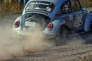 Mark Huebbe / John Huebbe in their VW Beetle on SS1 (Green Acres I)