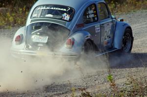 Mark Huebbe / John Huebbe in their VW Beetle on SS1 (Green Acres I)