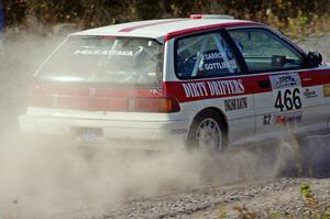 Brian Gottlieb / Pat Darrow in their Toyota FX-16 on SS1 (Green Acres I)