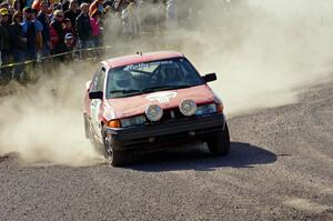 Paul Donlin / Billy Mann in their Ford Escort on SS1 (Green Acres I)