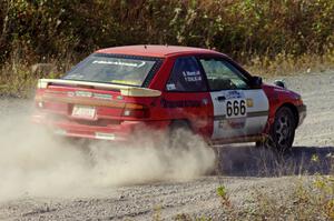 Paul Donlin / Billy Mann in their Ford Escort on SS1 (Green Acres I)