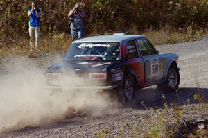 Jim Scray / Colin Vickman in their Datsun 510 on SS1 (Green Acres I)