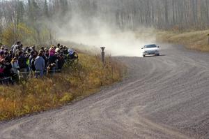 Mychal Summers / Ryan DesLaurier in their Mazda RX-7 on SS1 (Green Acres I)