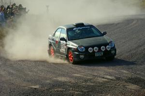 Anthony Israelson / Jesse Lang in their Subaru Impreza on SS1 (Green Acres I)