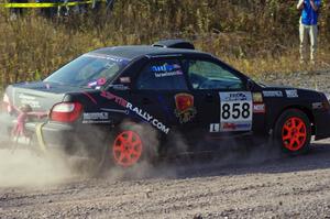 Anthony Israelson / Jesse Lang in their Subaru Impreza on SS1 (Green Acres I)