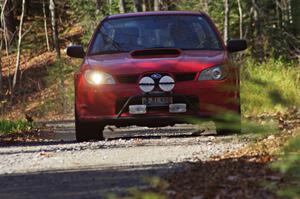 Erick Nelson drove his Subaru WRX as one of the car 0's for the event.