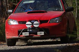 Erick Nelson drove his Subaru WRX as one of the car 0's for the event.