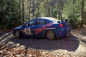 Lauchlin O'Sullivan / Scott Putnam in their Dodge SRT-4 on SS3 (Herman I)