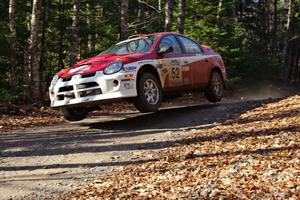 Doug Shepherd / Karen Wagner in their Dodge SRT-4 on SS3 (Herman I)